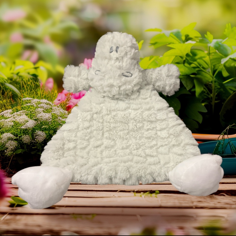 Demdaco Arnie Alligator Plush Rattle Mint Green Blankie Infant Toy